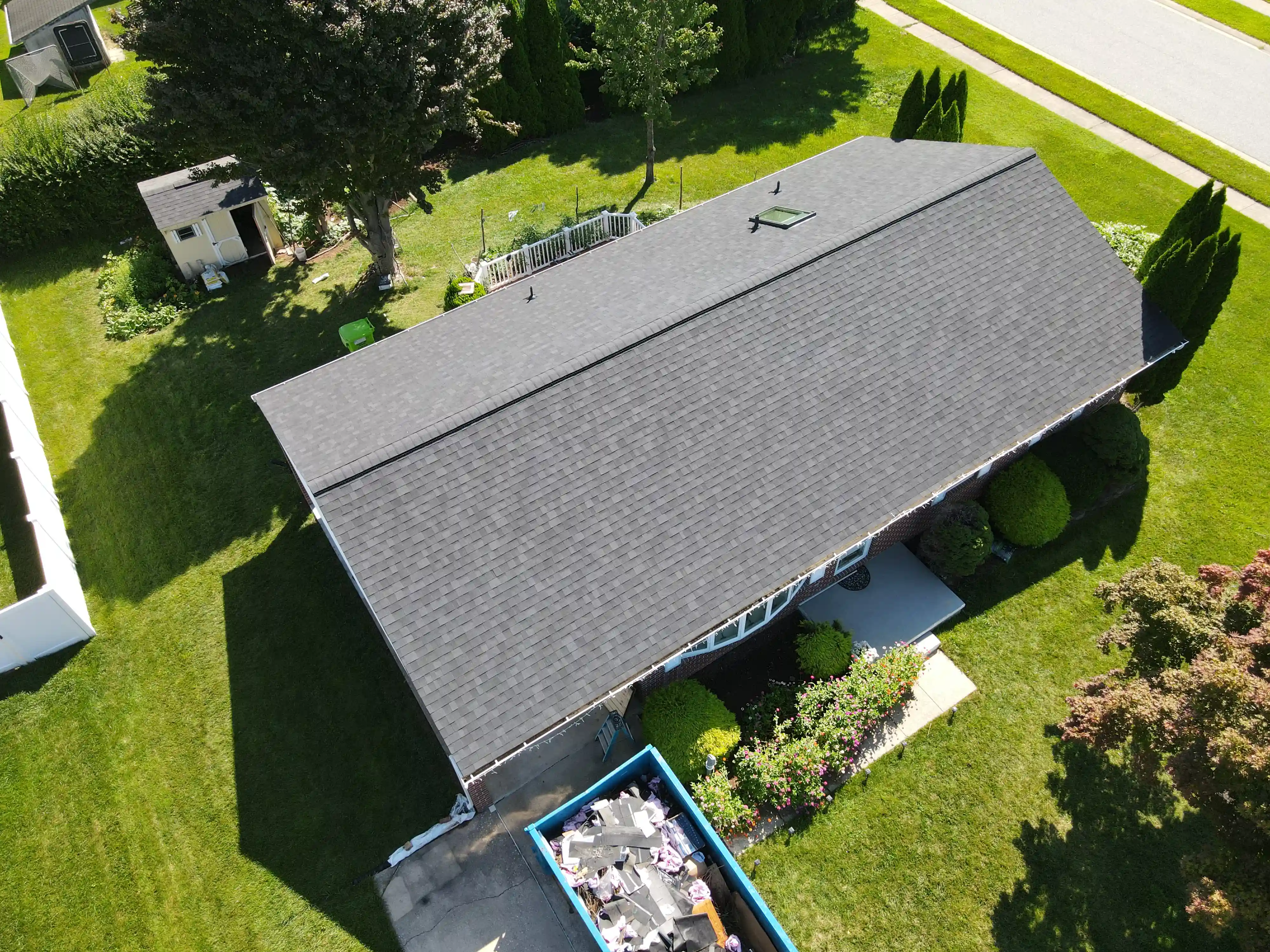 Completed exterior remodel on a craftsman-style home by O&P Remodeling in Baltimore, MD